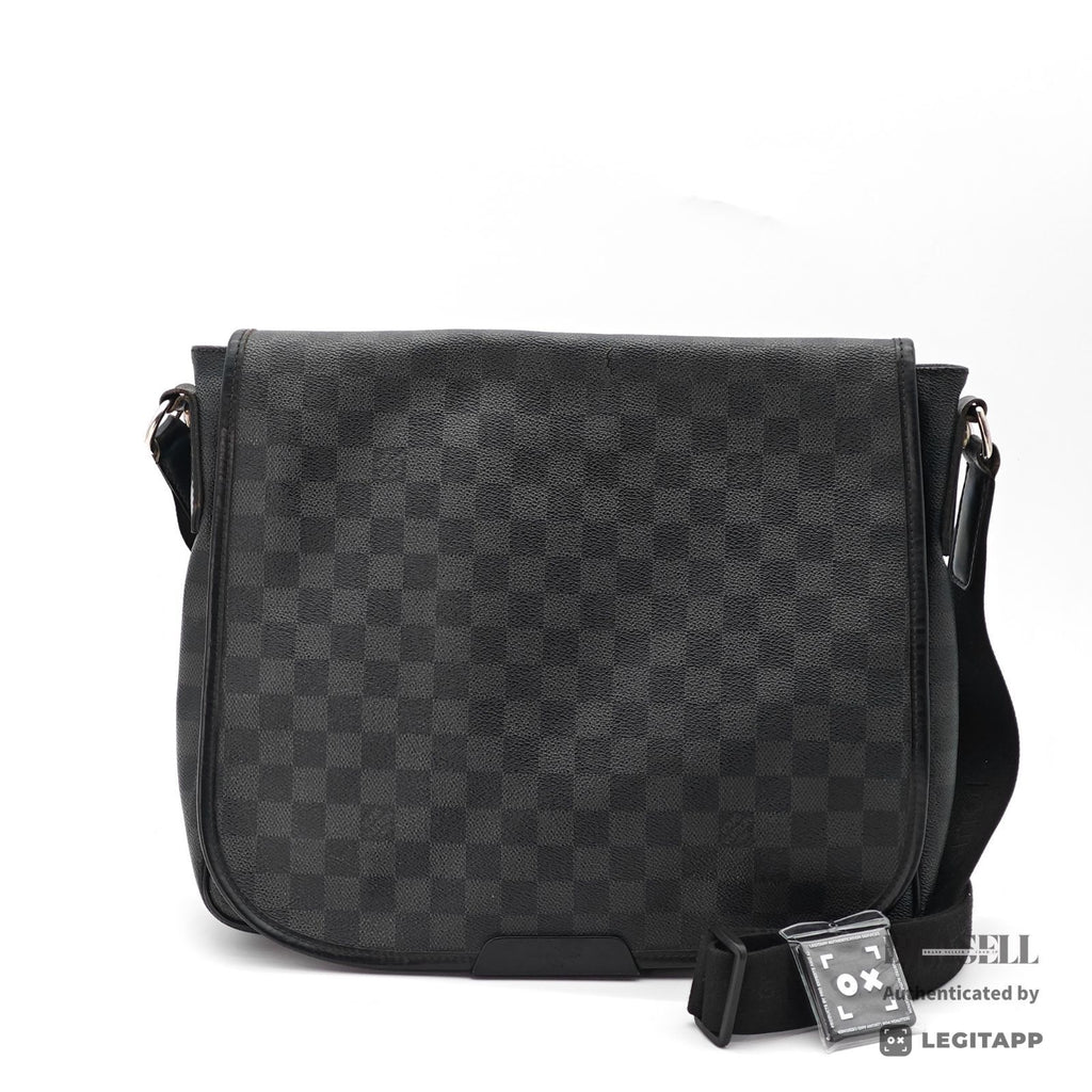 LOUIS VUITTON ルイ・ヴィトン ダニエルMM ダミエ ダニエルMM N58029 SP0160 ショルダーバッグ キャンバス ブラック グレー レディース