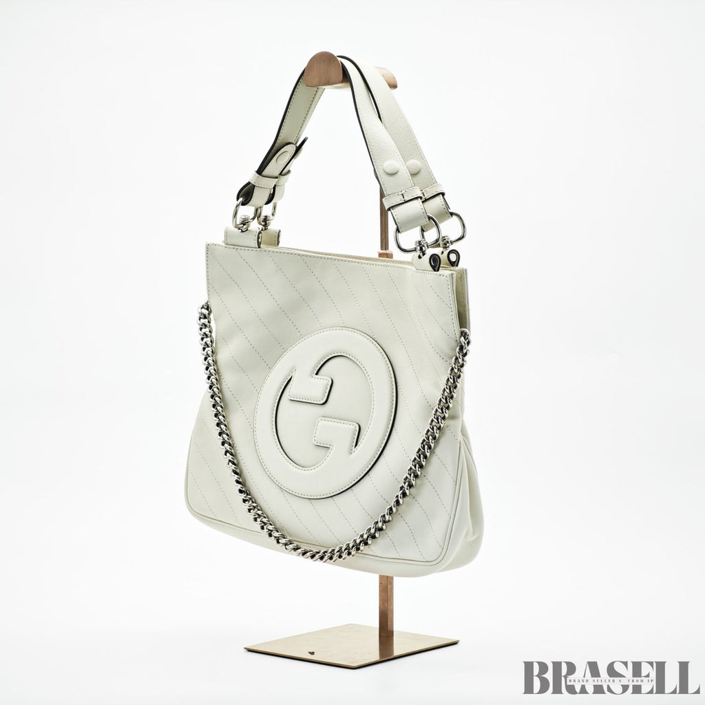 GUCCI グッチ ブロンディ トート バッグ ベージュ アイボリー レディース 保存袋