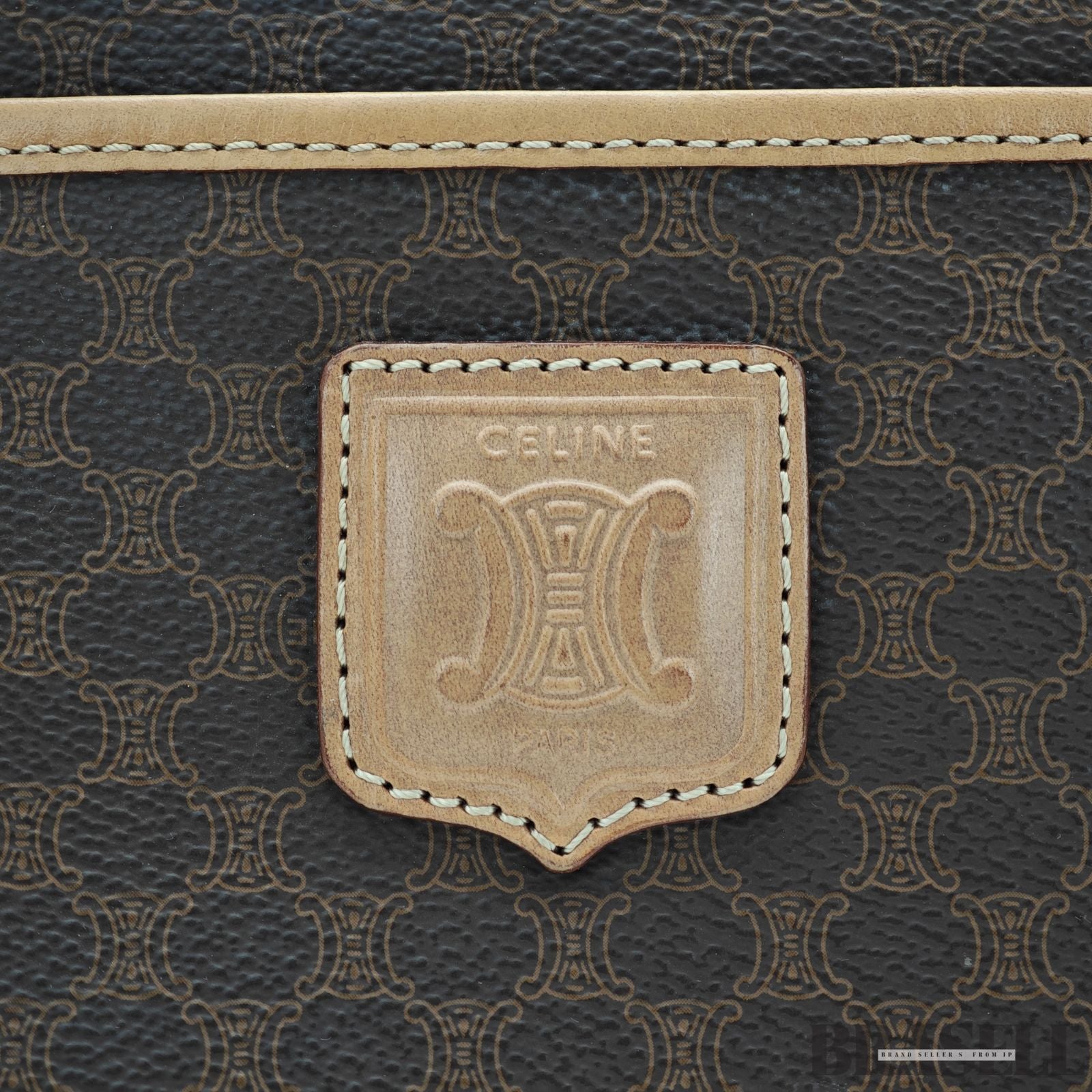 CELINE セリーヌ マカダムハンドバッグ ミニボストンバッグ バッグ ボストンバッグ ブラウン レディース