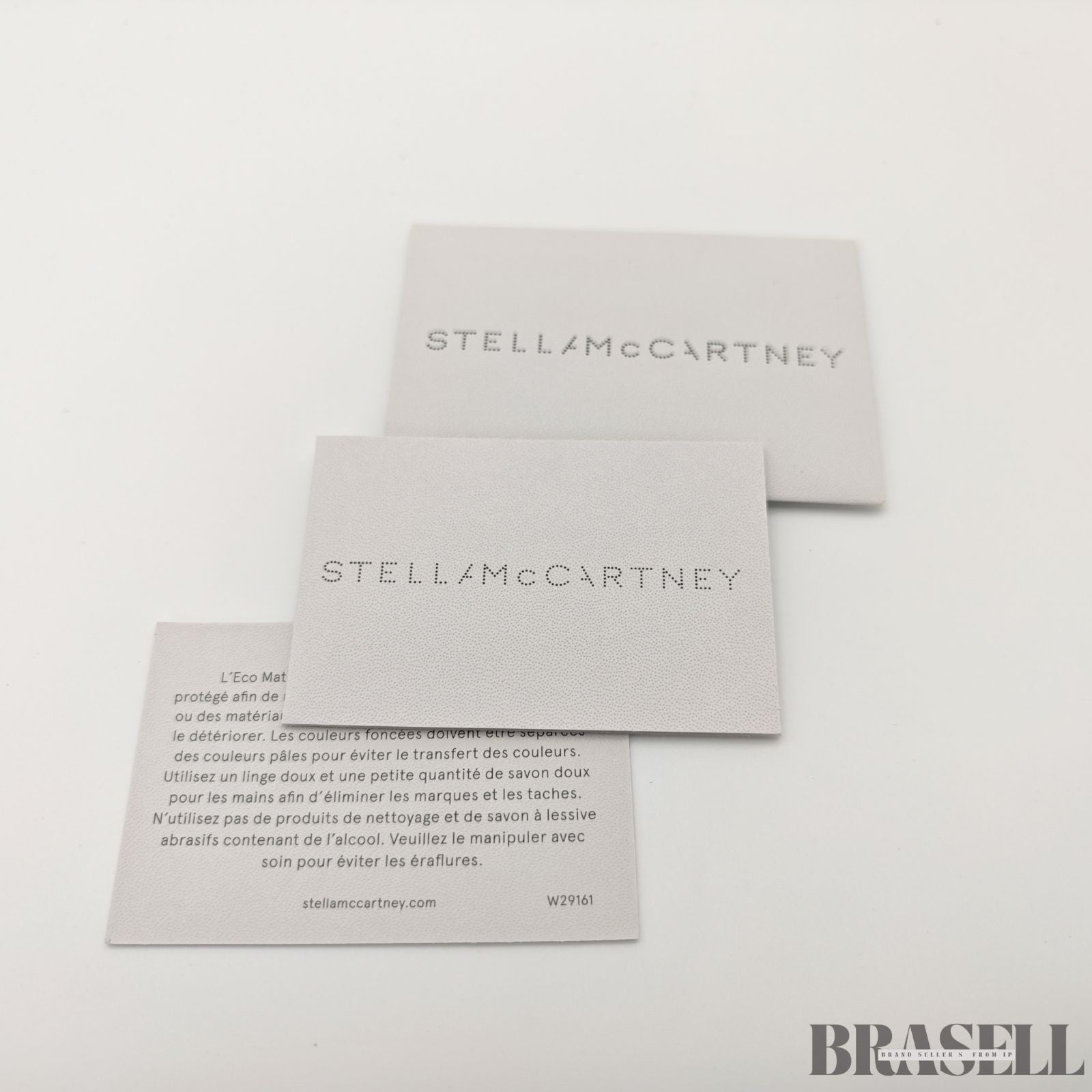 Stella McCartney ステラマッカートニー レザートートバッグ 513860W9923 バッグ ハンドバッグ ショルダーバッグ 2way ポーチ付き ブラック レディース 保存袋, ショルダーストラップ