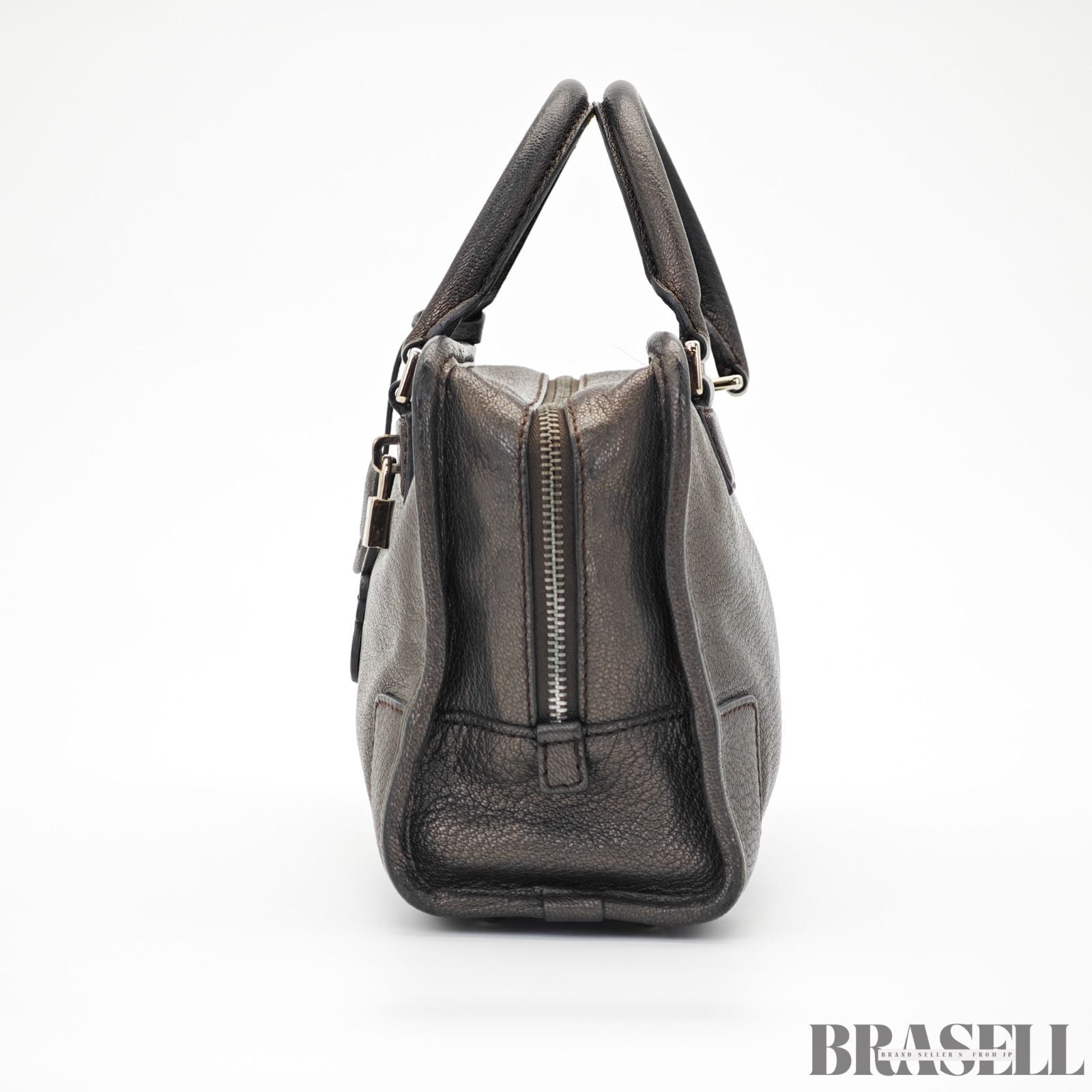 LOEWE ロエベ アマソナ 23 バッグ ハンドバッグ 横長 ガンメタ レディース メンズ