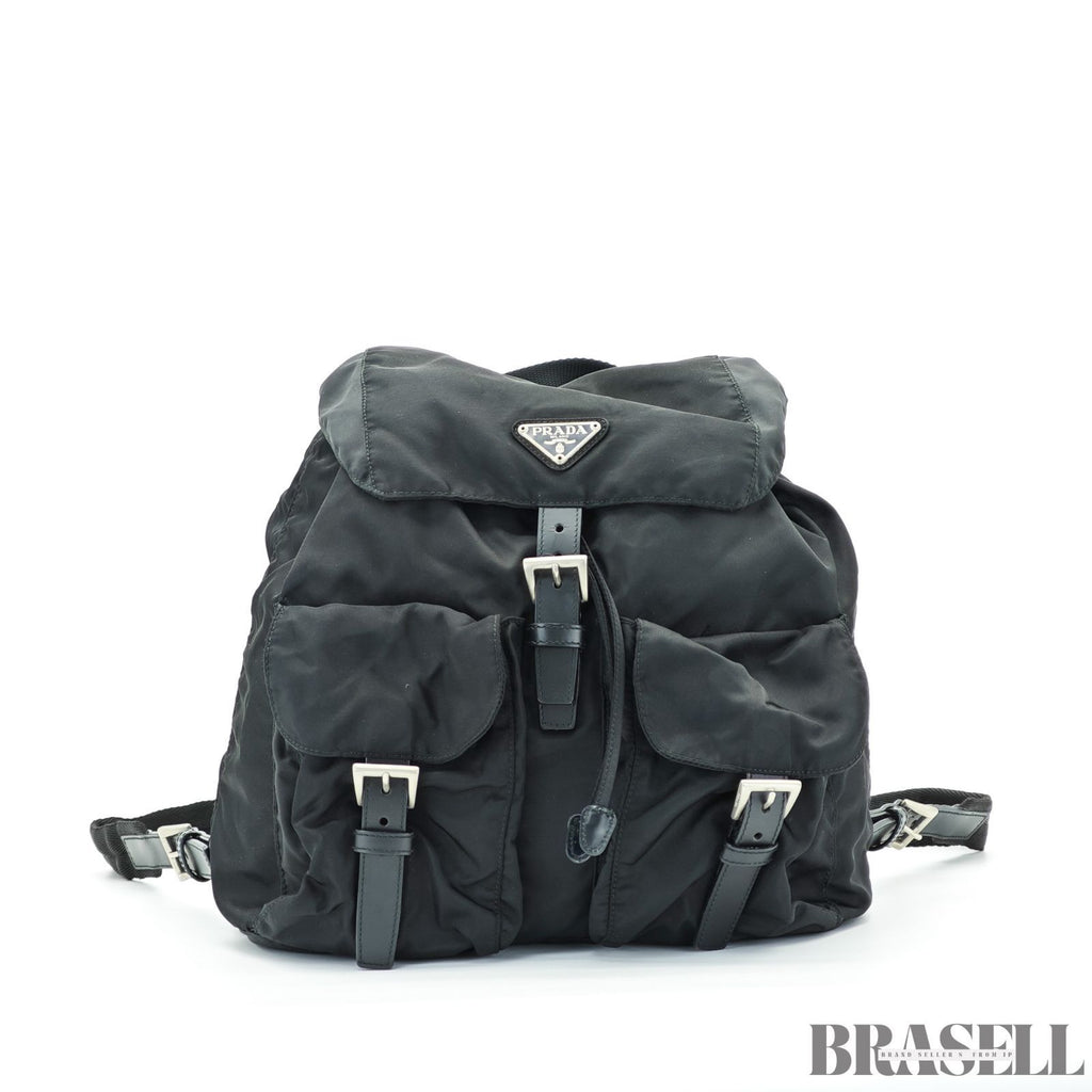 PRADA プラダ テスート ナイロンリュックサック  M212500 ブラック ギャランティーカード レディース メンズ