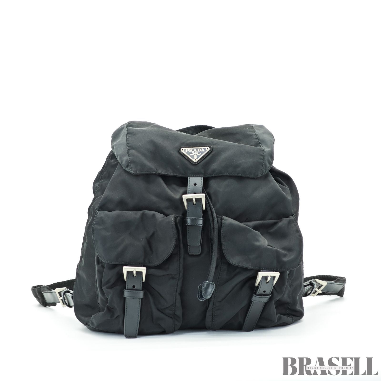 PRADA プラダ テスート ナイロンリュックサック  M212500 ブラック ギャランティーカード レディース メンズ