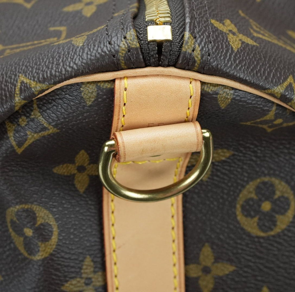 LOUIS VUITTON ルイ・ヴィトン キーポル55 M41416 ボストンバッグ 旅行 大容量 ブラウン レディース メンズ ショルダーストラップ パドロック