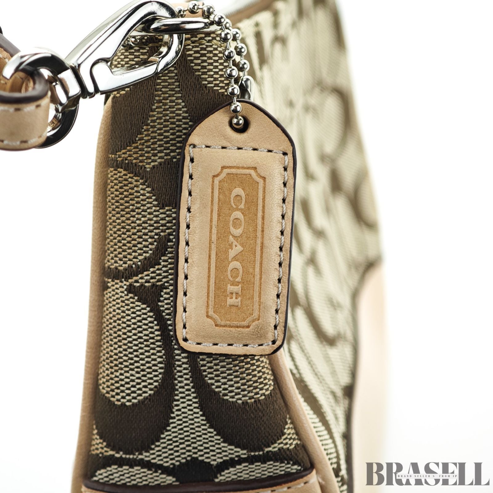 COACH コーチ シグネチャーミニバッグ バッグ ハンドバッグ ベージュ レディース 保存袋