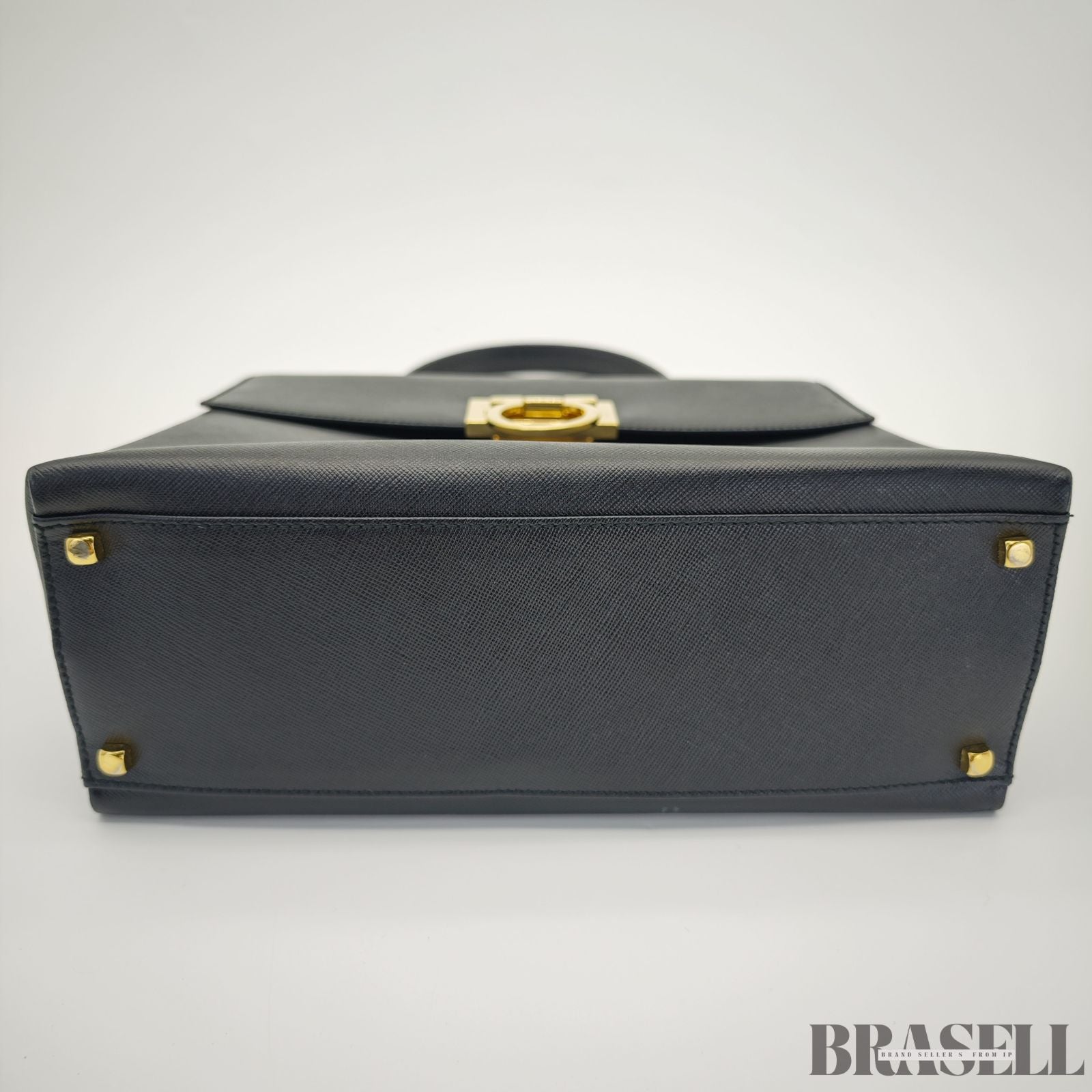 Ferragamo フェラガモ ガンチーニ 2way ショルダーバッグ バッグ トートバッグ ブラック レディース ショルダーストラップ