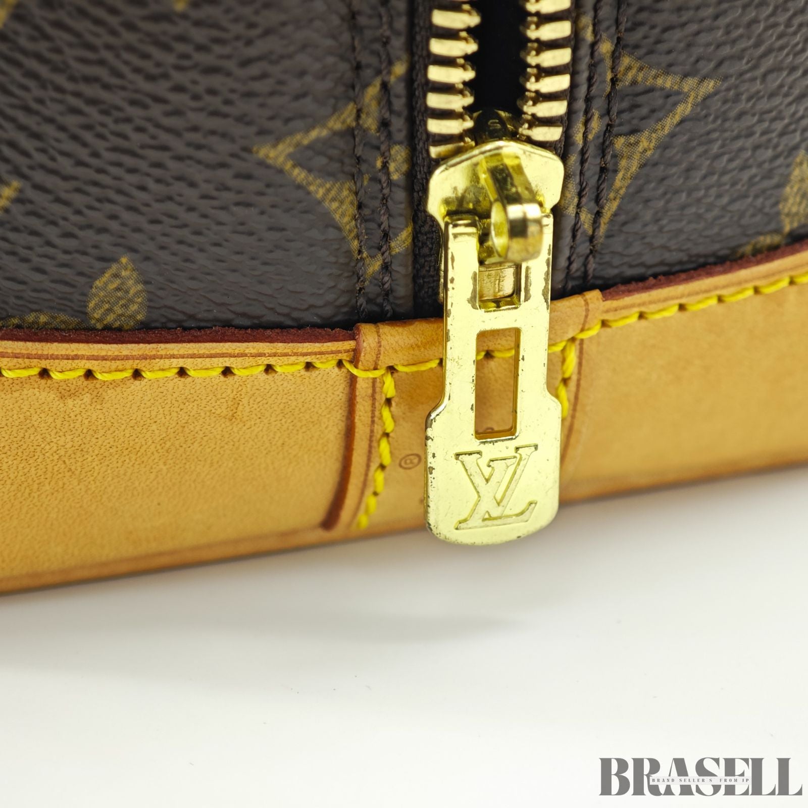 LOUIS VUITTON ルイヴィトン モノグラム アルマPM M53151 バッグ ハンドバッグ ブラウン レディース パドロック