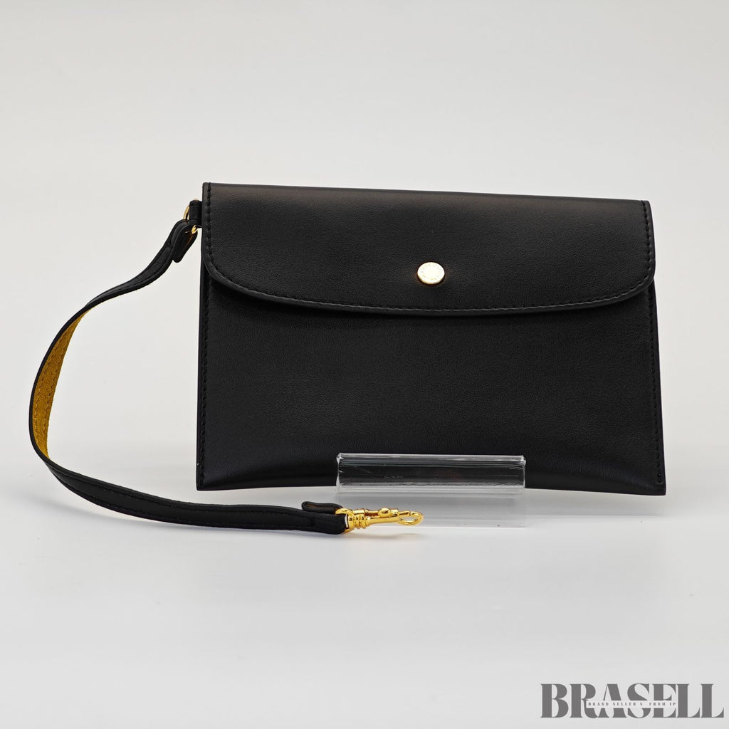 Stella McCartney ステラマッカートニー レザートートバッグ 513860W9923 バッグ ハンドバッグ ショルダーバッグ 2way ポーチ付き ブラック レディース 保存袋, ショルダーストラップ