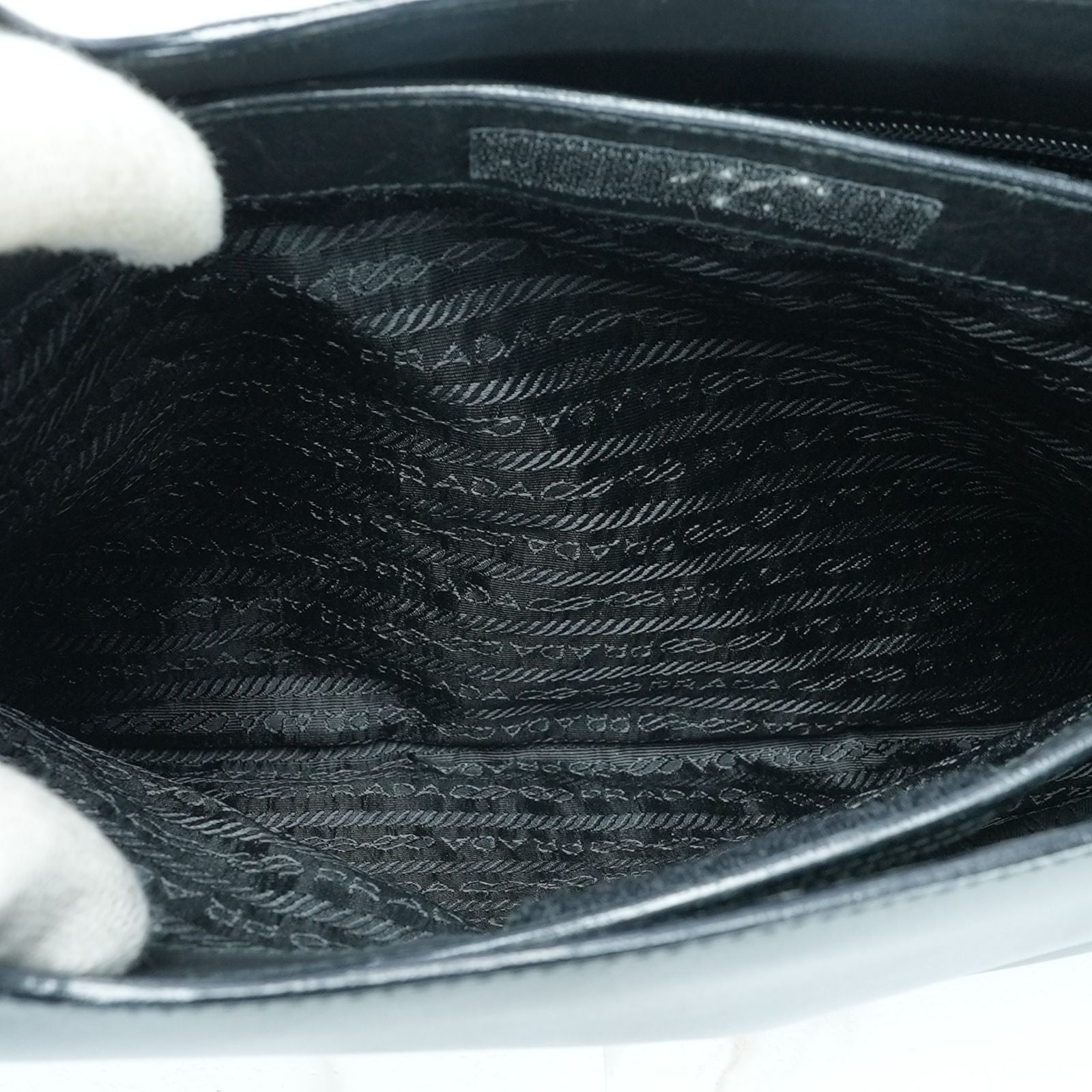 PRADA ヴィッテロ VITELLO CORINO NERO ハンドバッグ BR1277 バッグ トートバッグ ブラック トートバッグ レディース メンズ 保存袋 ギャランティーカード