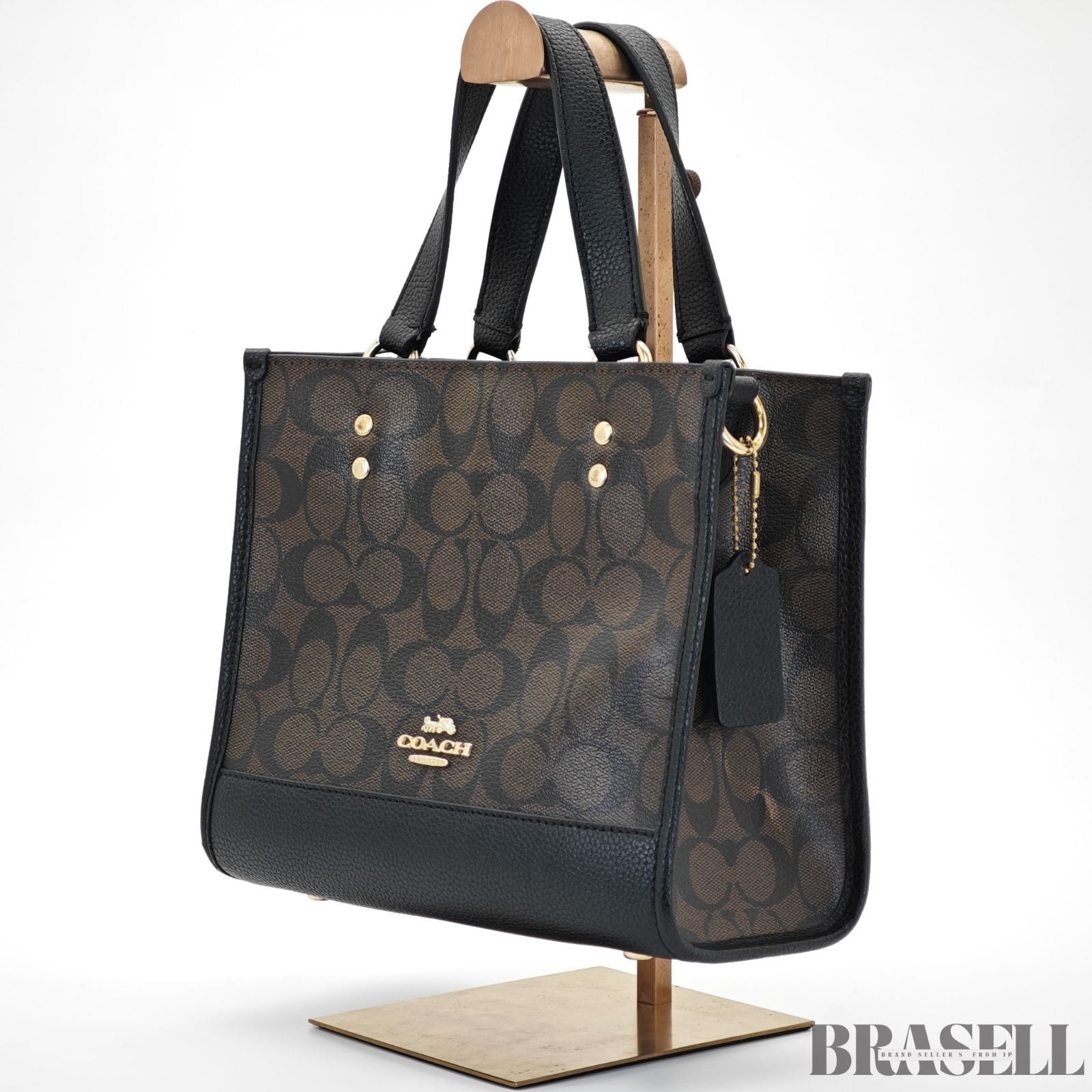 COACH コーチ ウィロウ トート CR677 バッグ ハンドバッグ ブルー レディース