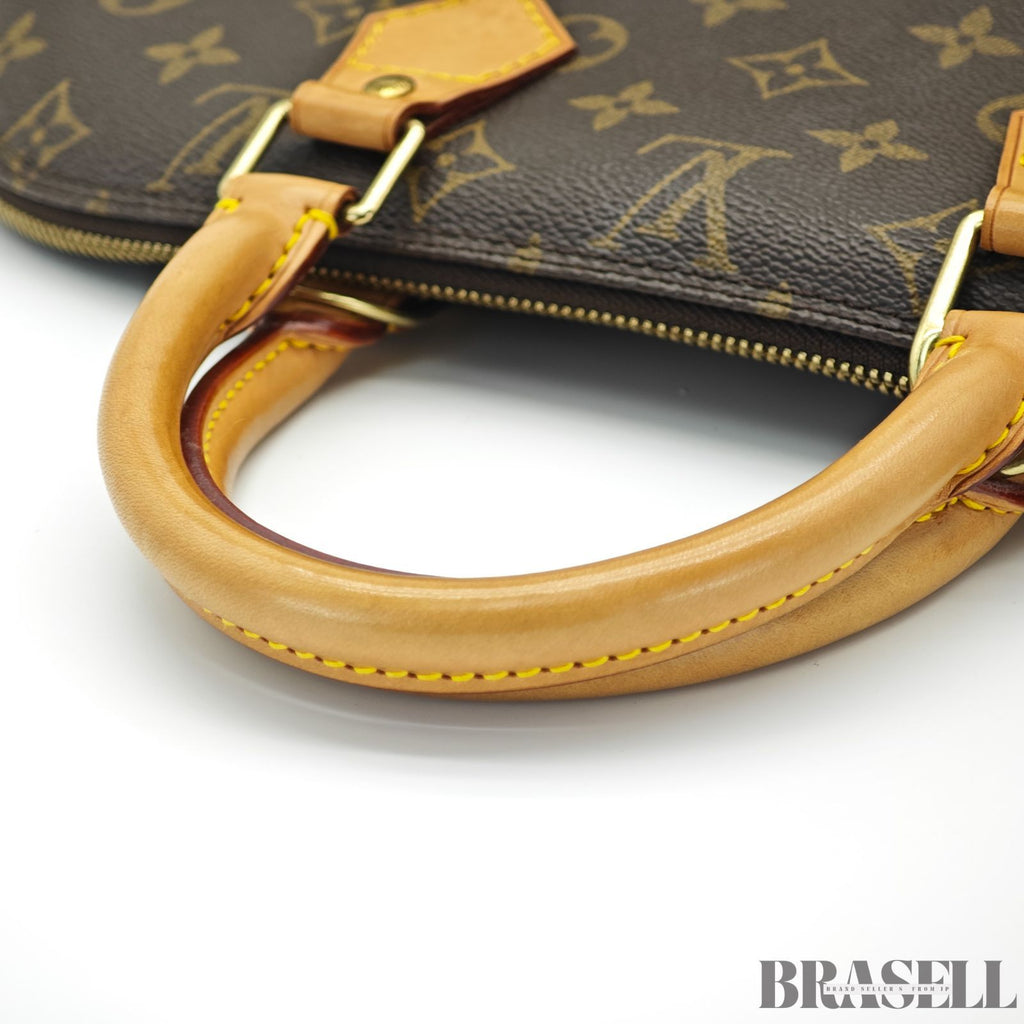 LOUIS VUITTON ルイヴィトン モノグラム アルマPM M53151 バッグ ハンドバッグ ブラウン レディース パドロック