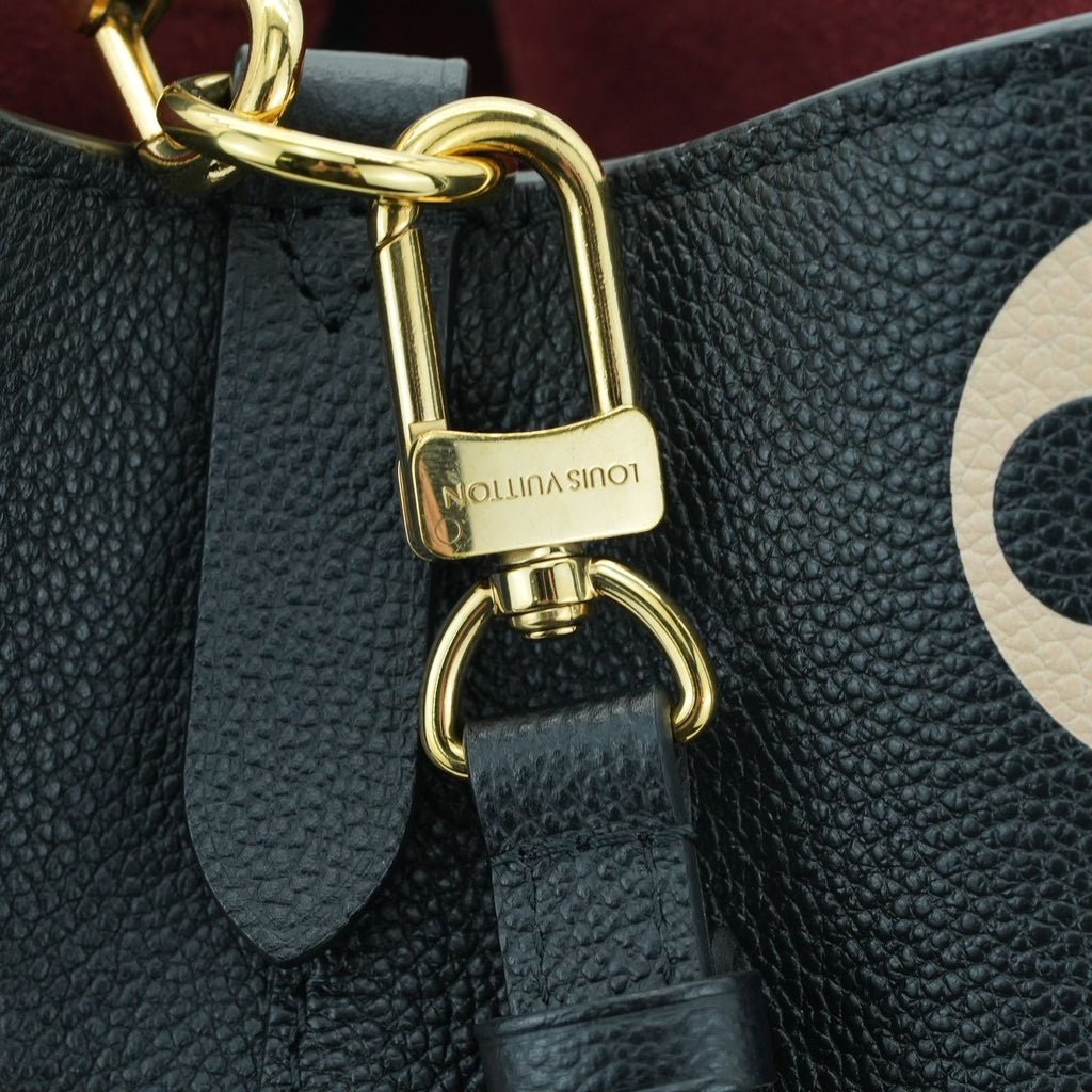 LOUIS VUITTON ネオノエ MM M45497 ハンドバッグ ポーチ付き 2way ショルダーバッグ ブラック レディース 保存袋 ショルダーストラップ