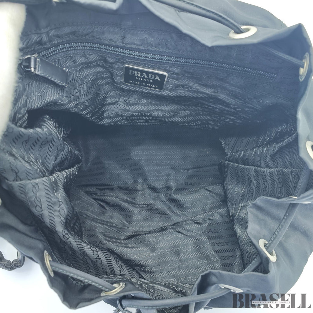 PRADA プラダ テスート ナイロンリュックサック  M212500 ブラック ギャランティーカード レディース メンズ