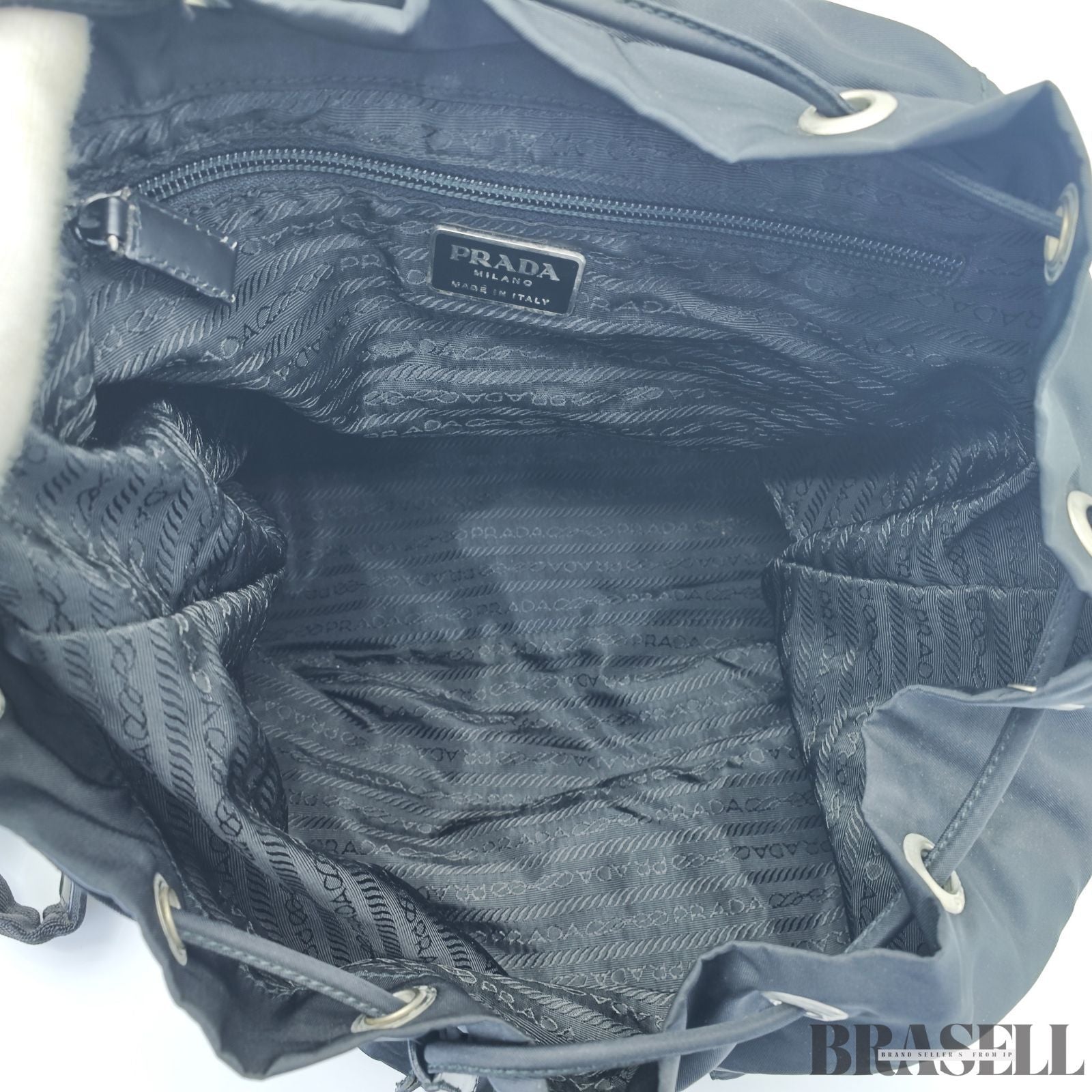 PRADA プラダ テスート ナイロンリュックサック  M212500 ブラック ギャランティーカード レディース メンズ