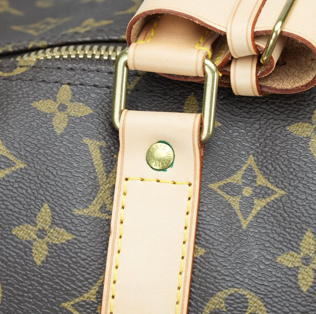 LOUIS VUITTON ルイ・ヴィトン キーポル55 M41416 ボストンバッグ 旅行 大容量 ブラウン レディース メンズ ショルダーストラップ パドロック