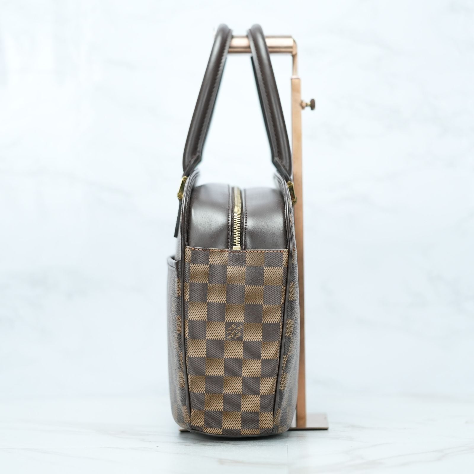 LOUIS VUITTON ダミエ サリア オリゾンタル N51282 バッグ ハンドバッグ ブラウン ショルダーバッグ トートバッグ レディース 保存袋