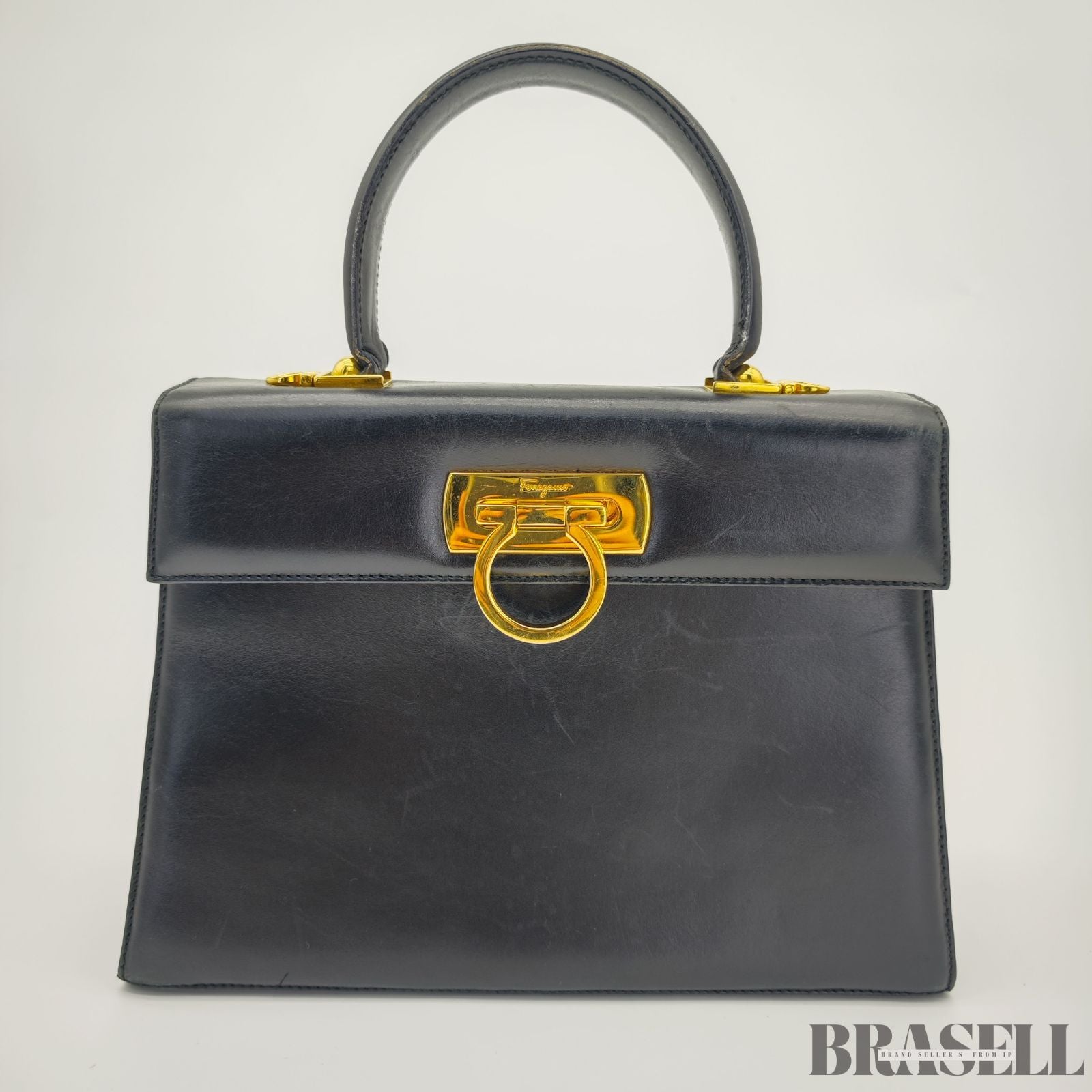 Ferragamo フェラガモ ガンチーニ ショルダーバッグ バッグ トートバッグ ブラック レディース クラシカル