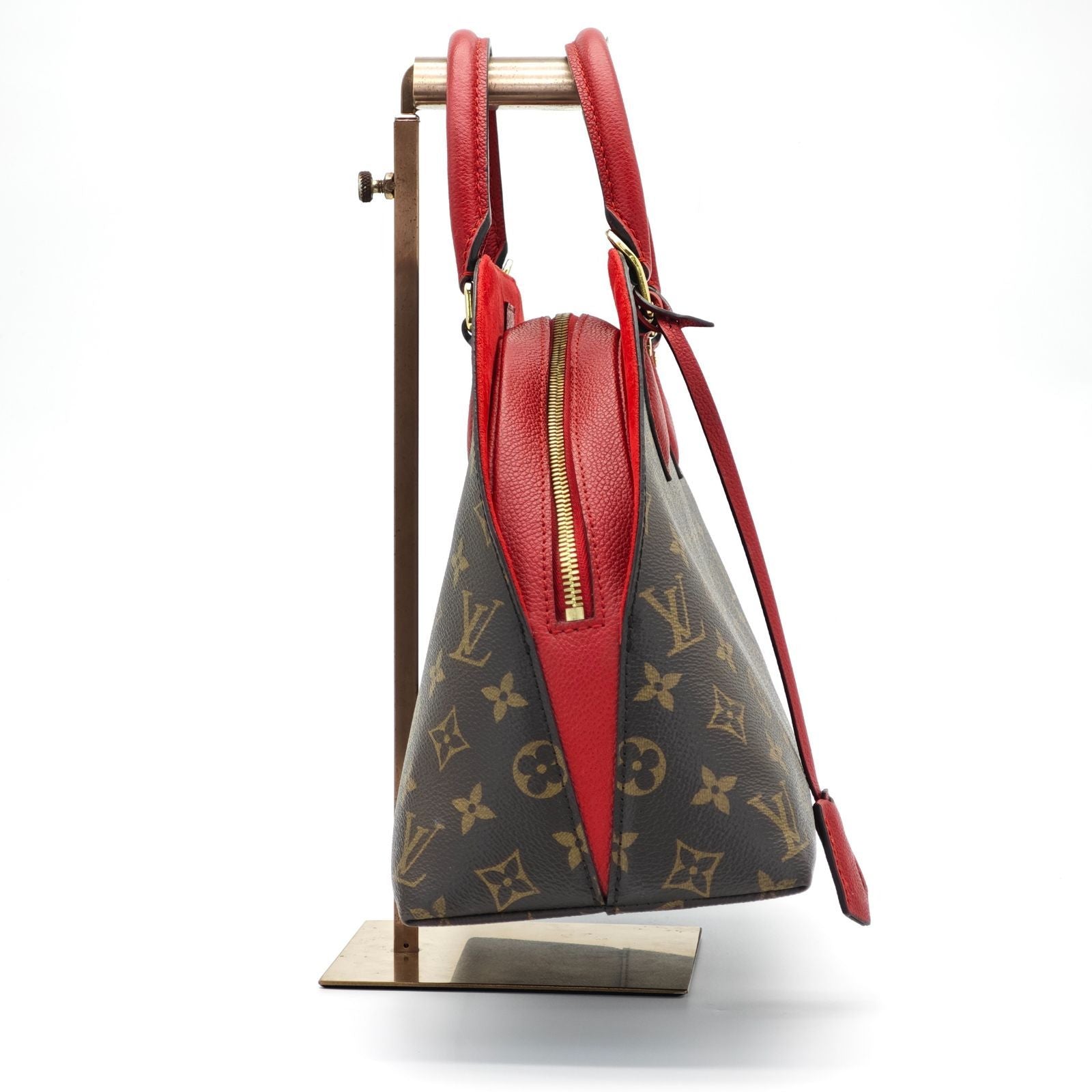 LOUIS VUITTON ルイ・ヴィトン モノグラム アルマ M41779 バッグ ハンドバッグ ショルダーバッグ 2way ブラウン レディース ショルダーストラップ