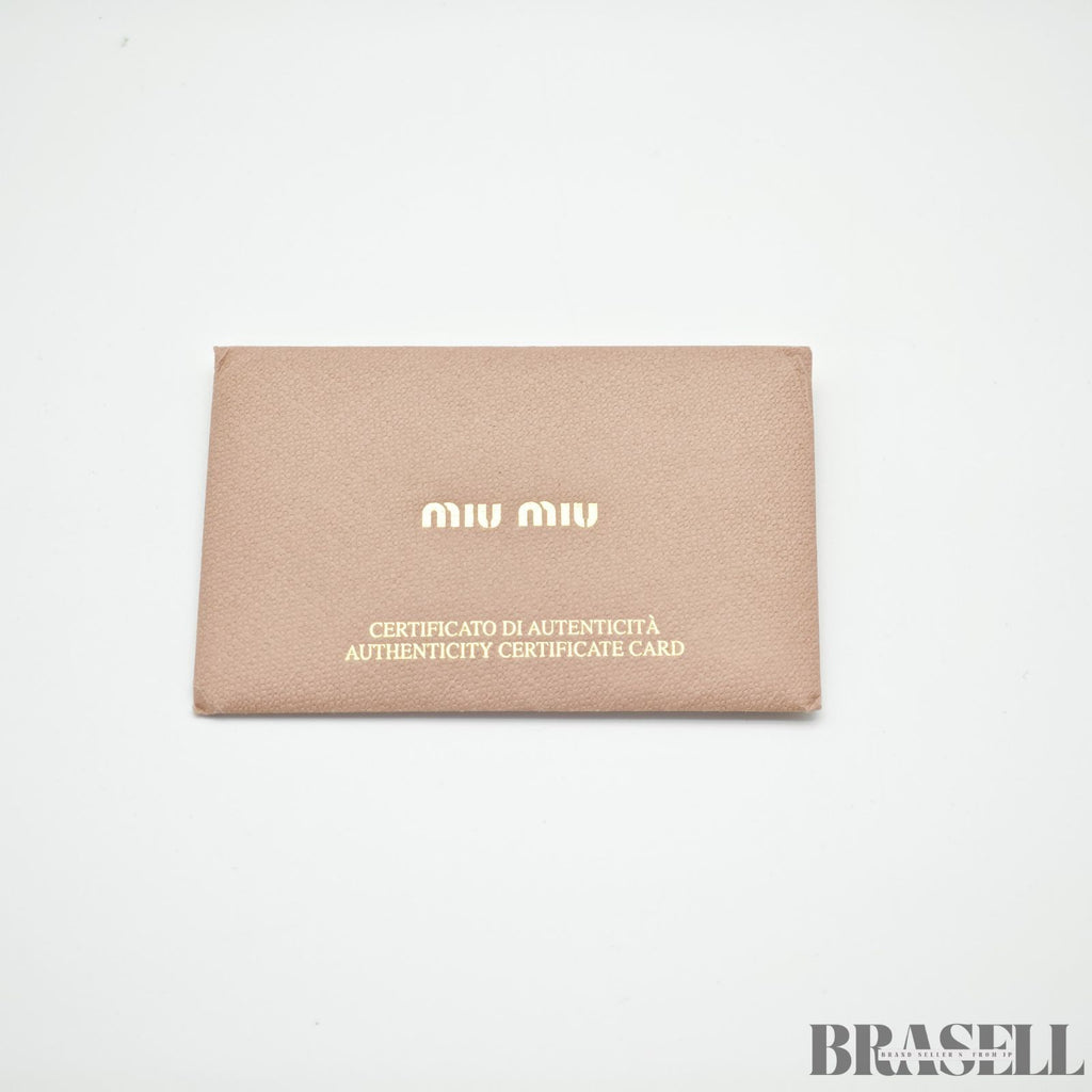 miu miu ミュウミュウ マドラス 2way RL0058 バッグ ハンドバッグ ショルダーバッグ ブラック 黒 レディース 保存袋 ギャランティーカード ショルダーストラップ