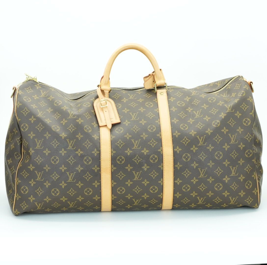 LOUIS VUITTON ルイ・ヴィトン キーポル60 M41422 ボストンバッグ 旅行 大容量 ブラウン レディース メンズ
