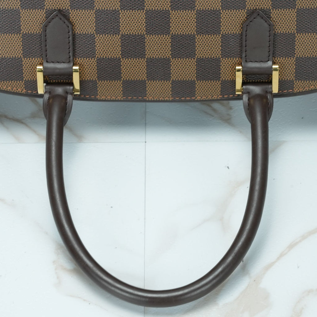 LOUIS VUITTON ダミエ サリア オリゾンタル N51282 バッグ ハンドバッグ ブラウン ショルダーバッグ トートバッグ レディース 保存袋