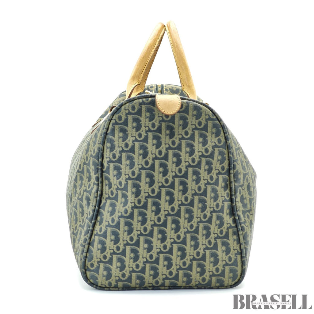 Dior ディオール トロッター ボストンバッグ カーキ 旅行用 トラベルバッグ レディース メンズ