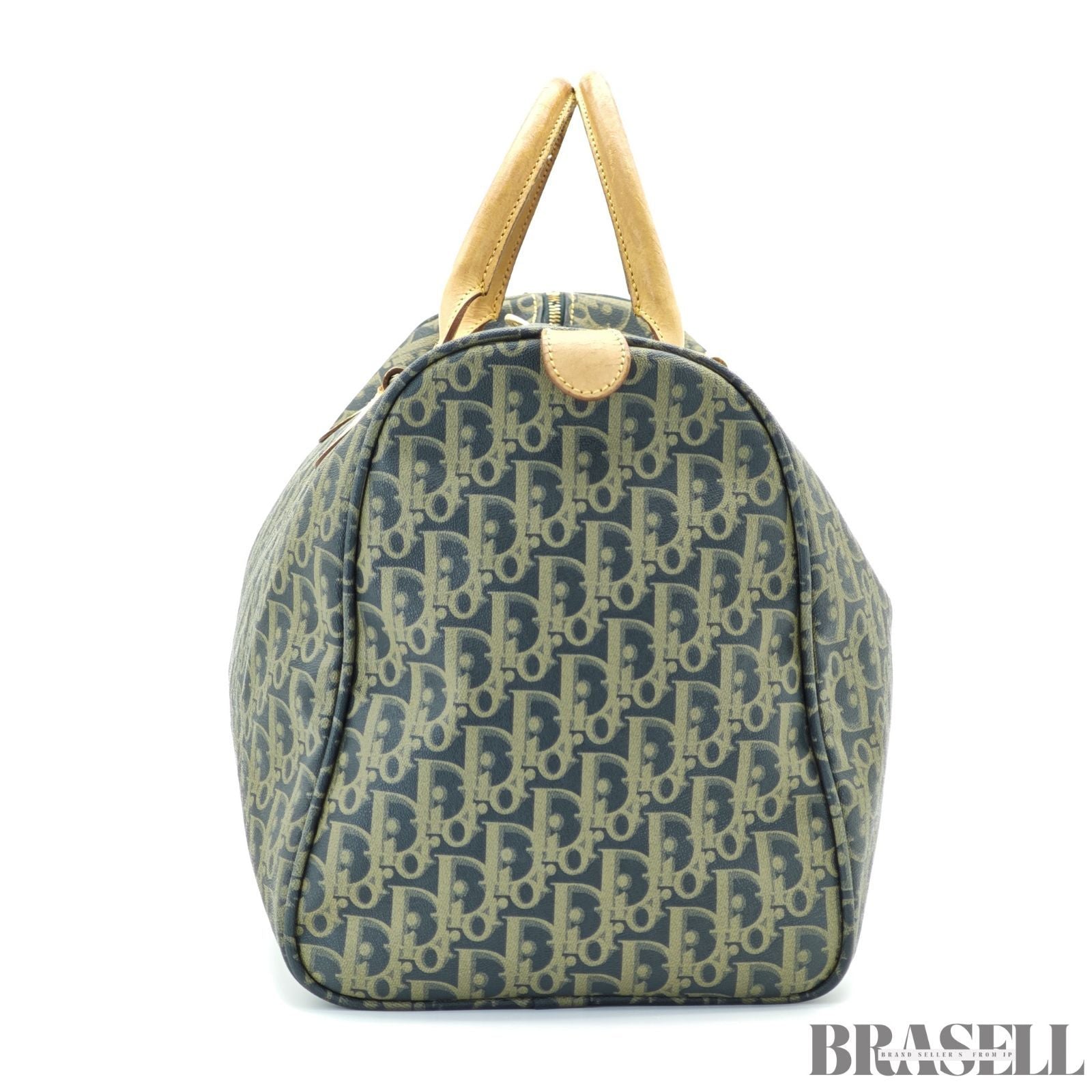 Dior ディオール トロッター ボストンバッグ カーキ 旅行用 トラベルバッグ レディース メンズ