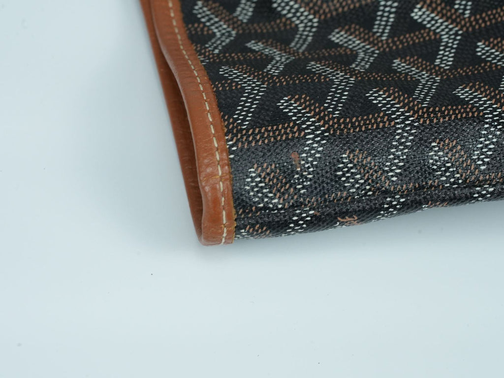 【Sランク・正規品】GOYARD ゴヤール サンルイPM トートバッグ ブラック×ブラウン 保存袋・ポーチ付 A4収納可 美品 St. Louis レディース メンズ ショルダーバッグ ハンドバッグ マザーズバッグ