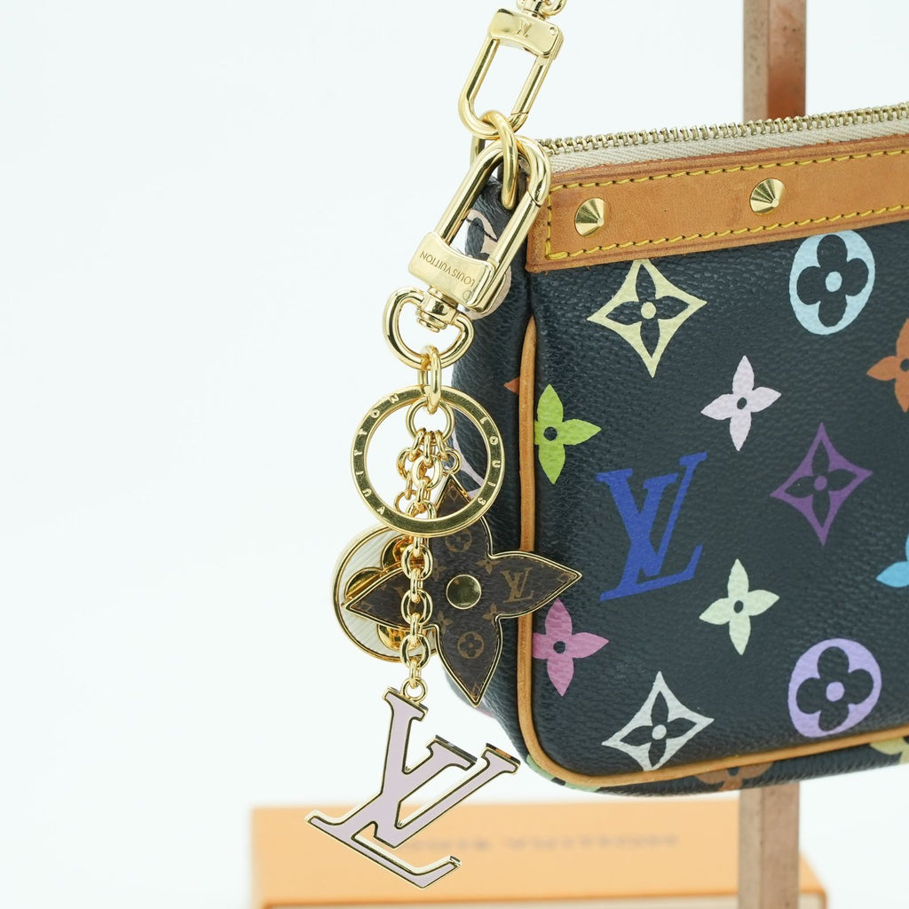 LOUIS VUITTON キーホルダー･スプリング ストリート M01187 キーボルダー ゴールド レディース メンズ 箱