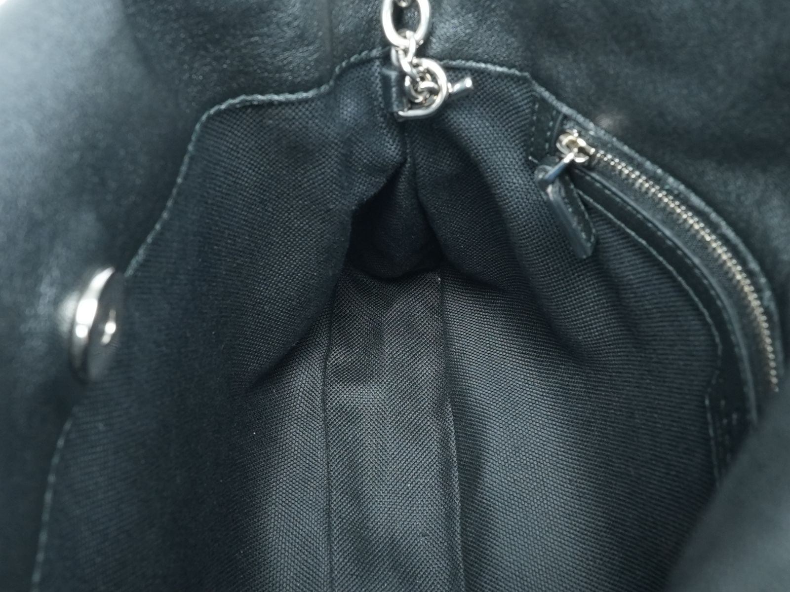 【RFIDタグ付】GUCCI グッチ ブロンディ トートバッグ 751518 ブラック レザー 2way チェーン ショルダー 美品 ハンドバッグ ショルダーバッグ 黒 メンズ レディース bag