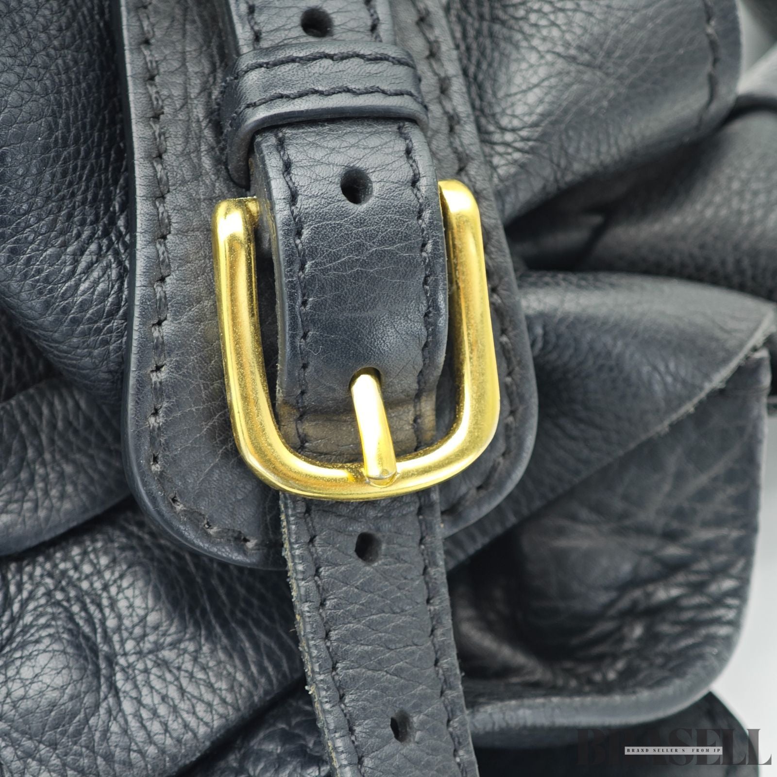 miu miu ミュウミュウ ハンドバッグ トートバッグ ショルダーバッグ  RR1312 バッグ 横長 ブラック 黒 レディース