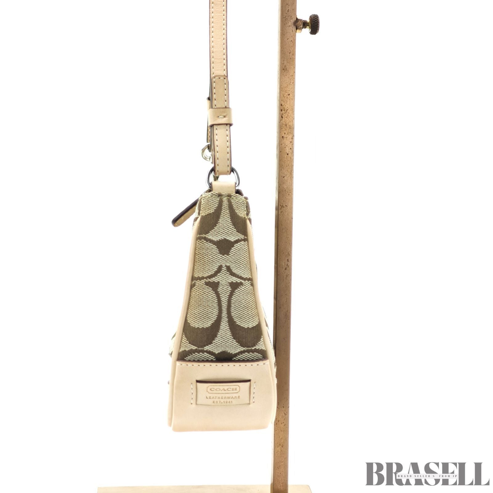 COACH コーチ シグネチャーミニバッグ バッグ ハンドバッグ ベージュ レディース 保存袋