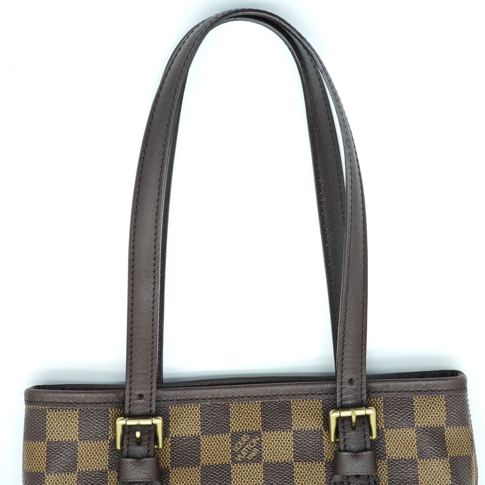 LOUIS VUITTON ルイ・ヴィトン ダミエ マレ バケット N42240 バッグ トートバッグ バケットバッグ バケツバッグ ブラウン レディース