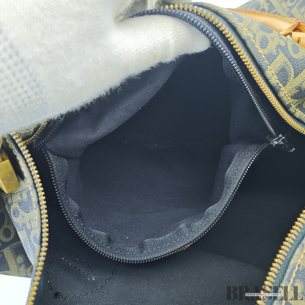 Dior ディオール トロッター ボストンバッグ カーキ 旅行用 トラベルバッグ レディース メンズ