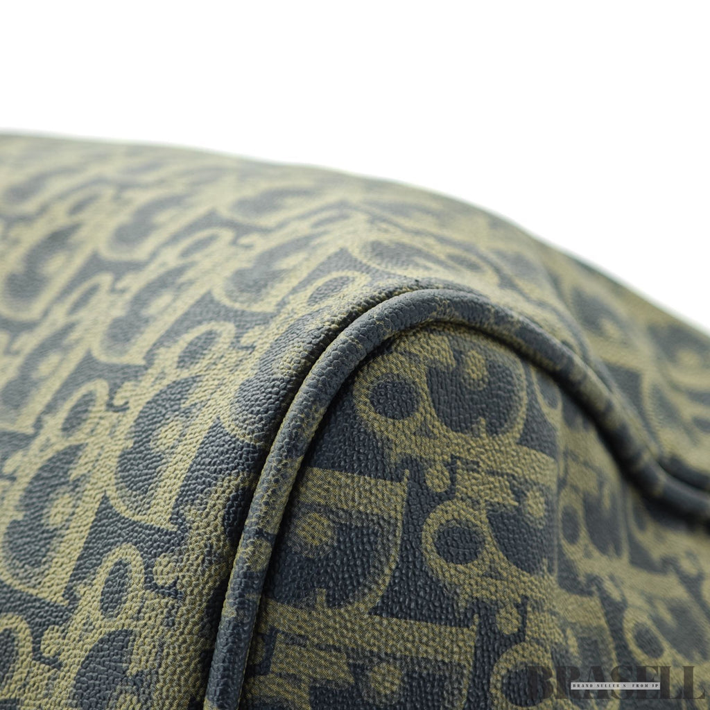 Dior ディオール トロッター ボストンバッグ カーキ 旅行用 トラベルバッグ レディース メンズ