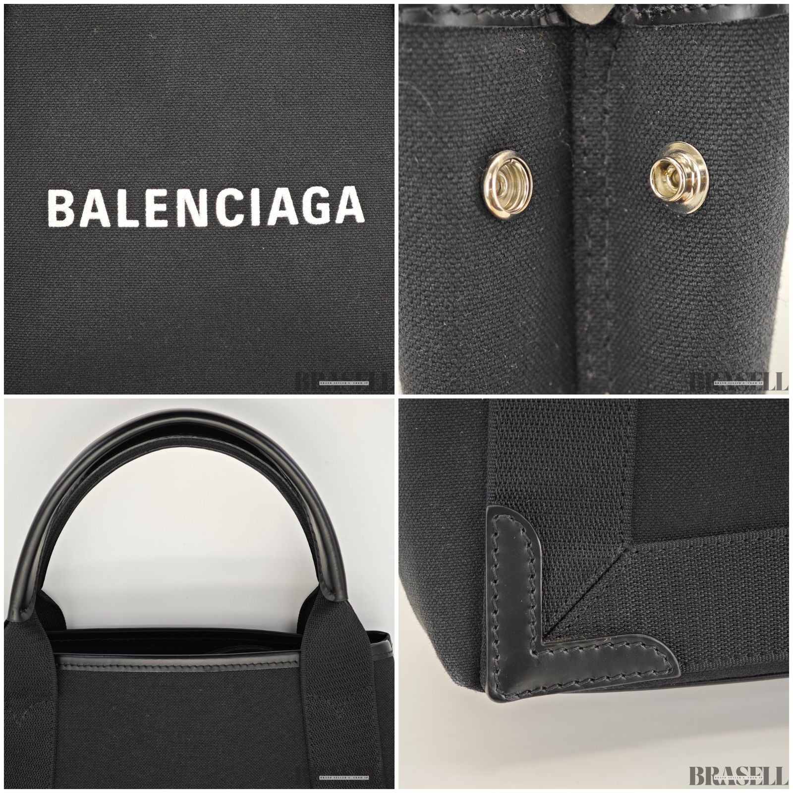 BALENCIAGA バレンシアガ ネイビーカバXS 390346・1000 バッグ ハンドバッグ ショルダーバッグ 2way ブラック レディース 保存袋, ショルダーストラップ