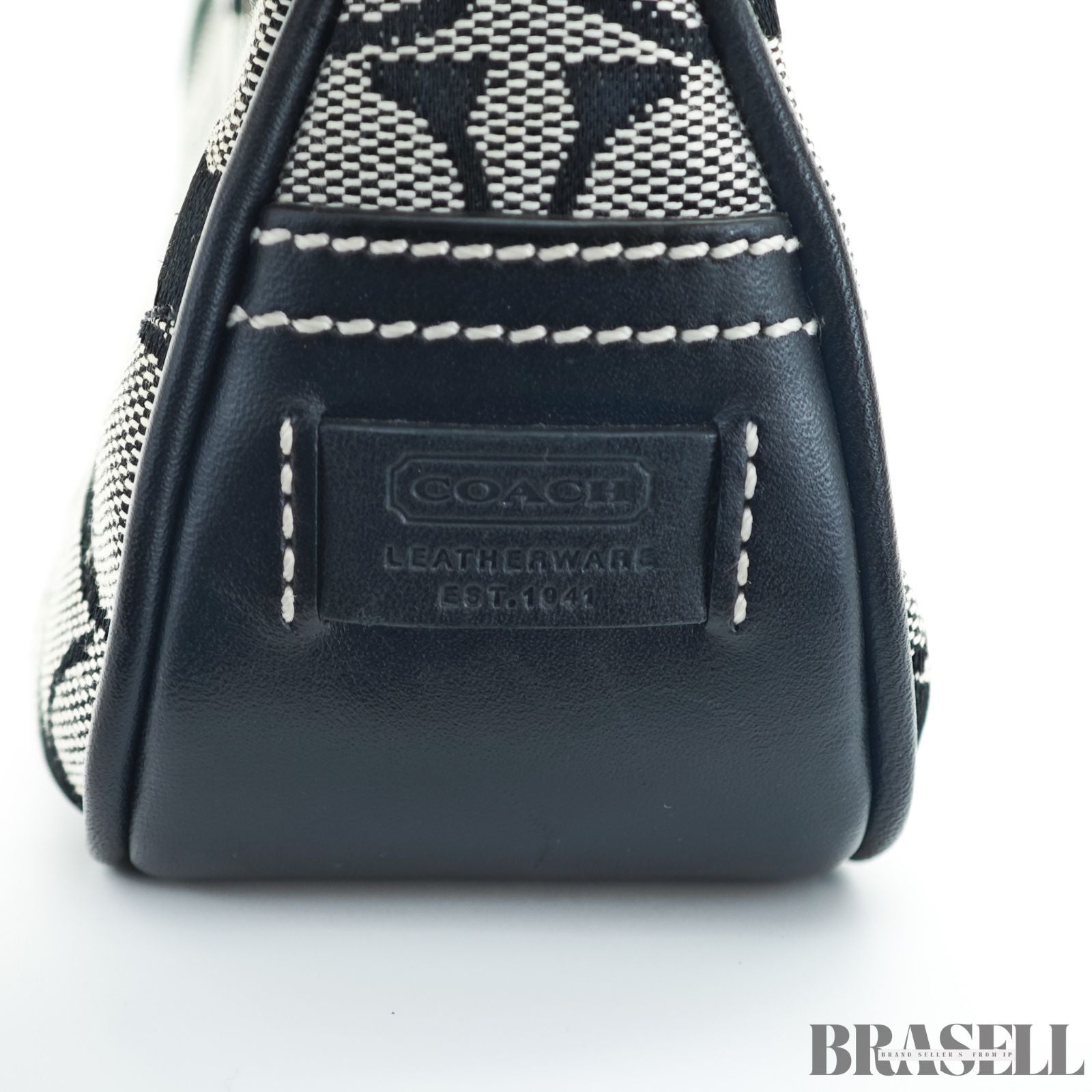 COACH コーチ シグネチャー ショルダーバッグ バッグ ホーボー 三日月 ブラック レディース