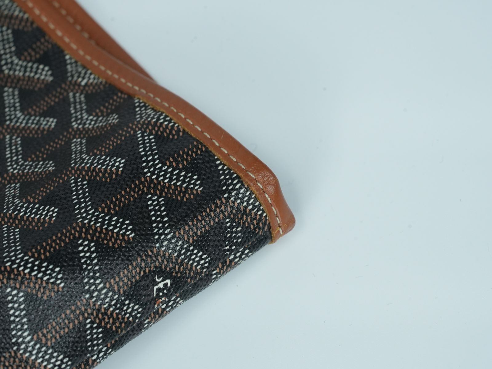 【Sランク・正規品】GOYARD ゴヤール サンルイPM トートバッグ ブラック×ブラウン 保存袋・ポーチ付 A4収納可 美品 St. Louis レディース メンズ ショルダーバッグ ハンドバッグ マザーズバッグ