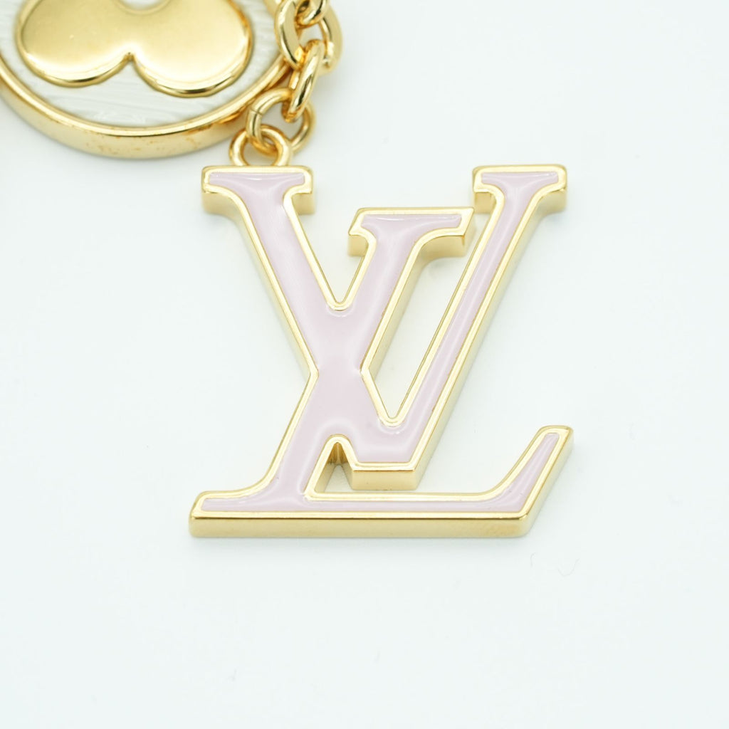 LOUIS VUITTON キーホルダー･スプリング ストリート M01187 キーボルダー ゴールド レディース メンズ 箱