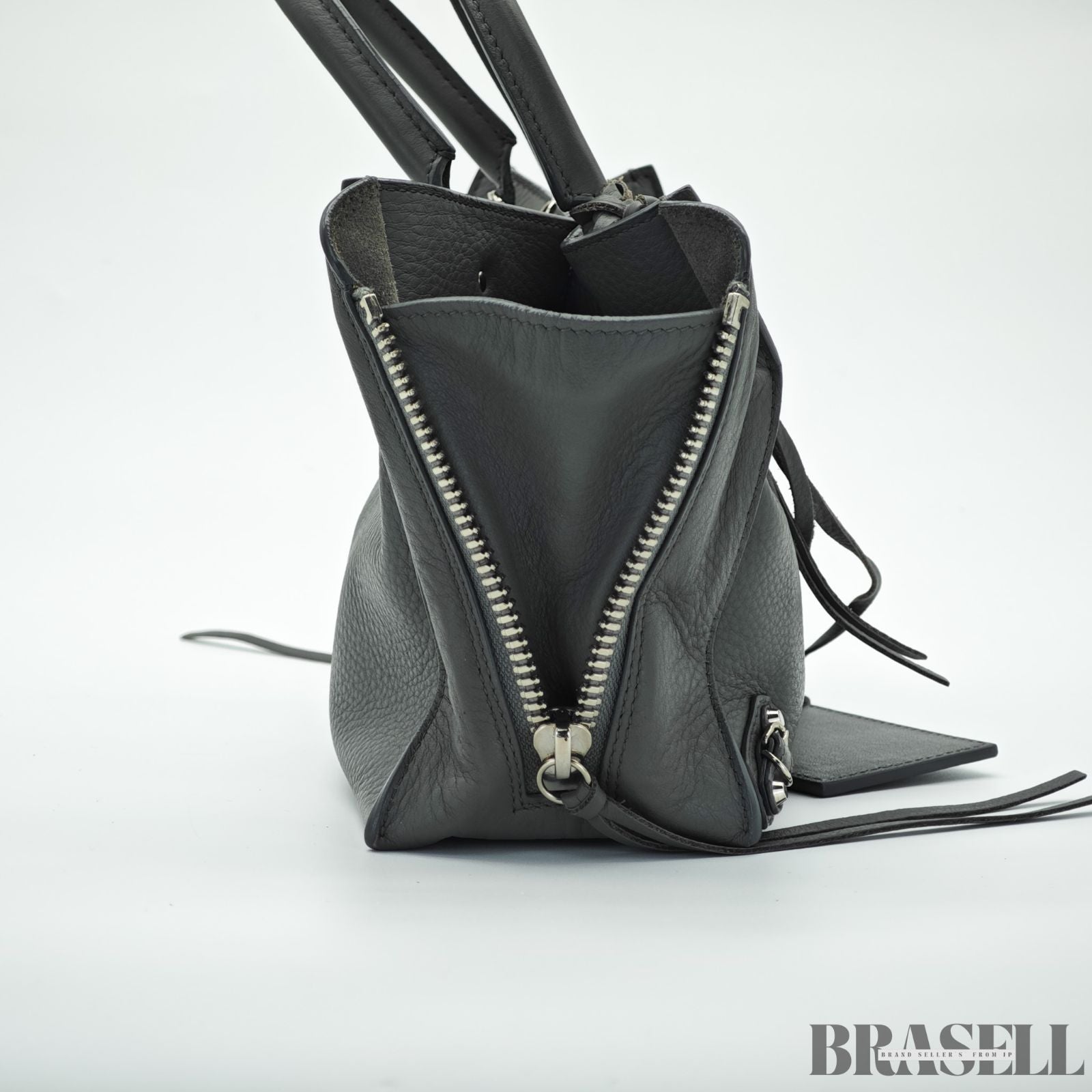 BALENCIAGA バレンシアガ ペーパーA4/357333 バッグ 2way ハンドバッグ ショルダーバッグ グレー レディース ショルダーストラップ