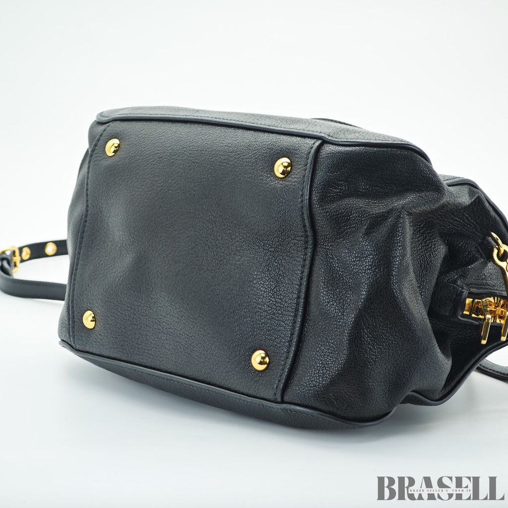 miu miu ミュウミュウ マドラス 2way RL0058 バッグ ハンドバッグ ショルダーバッグ ブラック 黒 レディース 保存袋 ギャランティーカード ショルダーストラップ