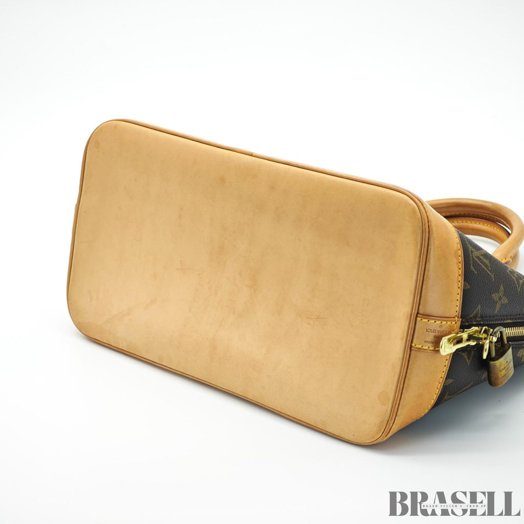 LOUIS VUITTON ルイヴィトン モノグラム アルマPM M53151 バッグ ハンドバッグ ブラウン レディース パドロック