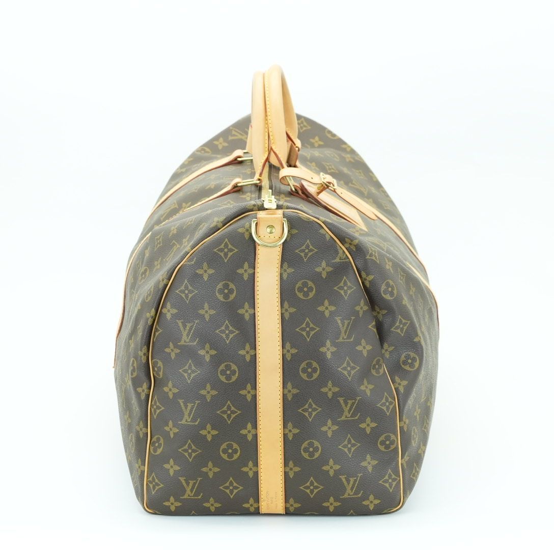 LOUIS VUITTON ルイ・ヴィトン キーポル60 M41422 ボストンバッグ 旅行 大容量 ブラウン レディース メンズ