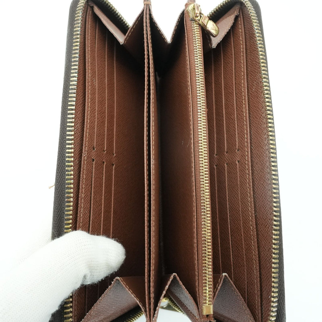 LOUIS VUITTON ルイ・ヴィトン ジッピーウォレット M41895 長財布 ブラウン レディース メンズ 箱