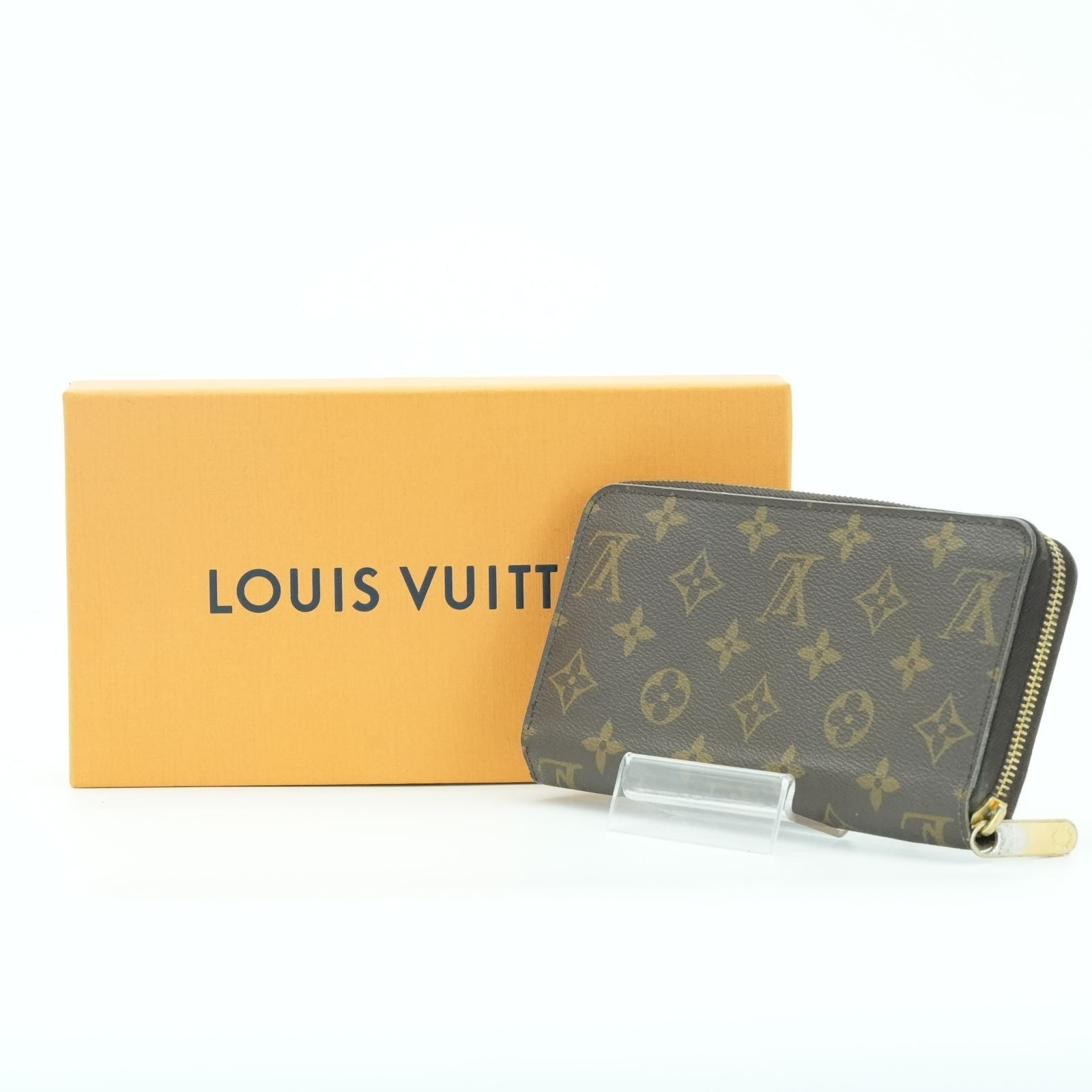LOUIS VUITTON ルイ・ヴィトン ジッピーウォレット M41895 長財布 ブラウン レディース メンズ 箱