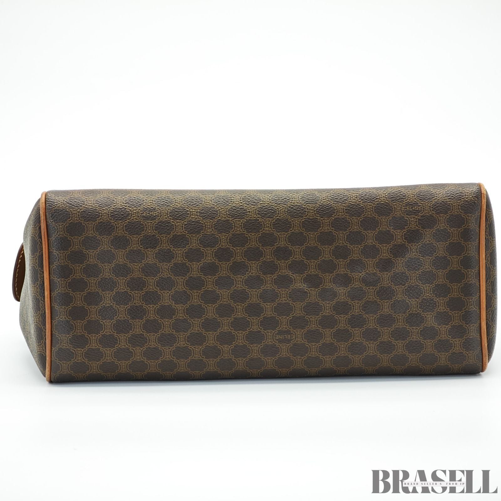 CELINE セリーヌ マカダムハンドバッグ ミニボストンバッグ バッグ ブラウン レディース