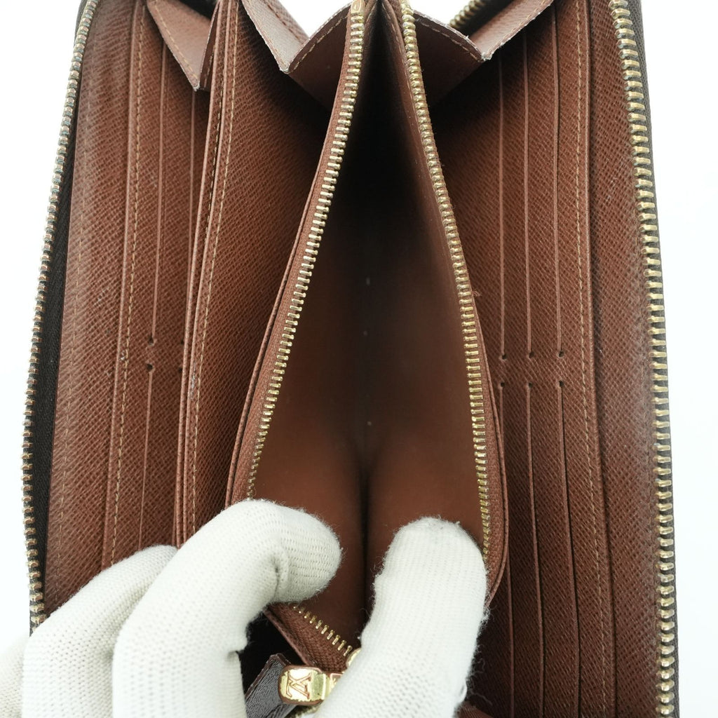 LOUIS VUITTON ルイ・ヴィトン ジッピーウォレット M41895 長財布 ブラウン レディース メンズ 箱