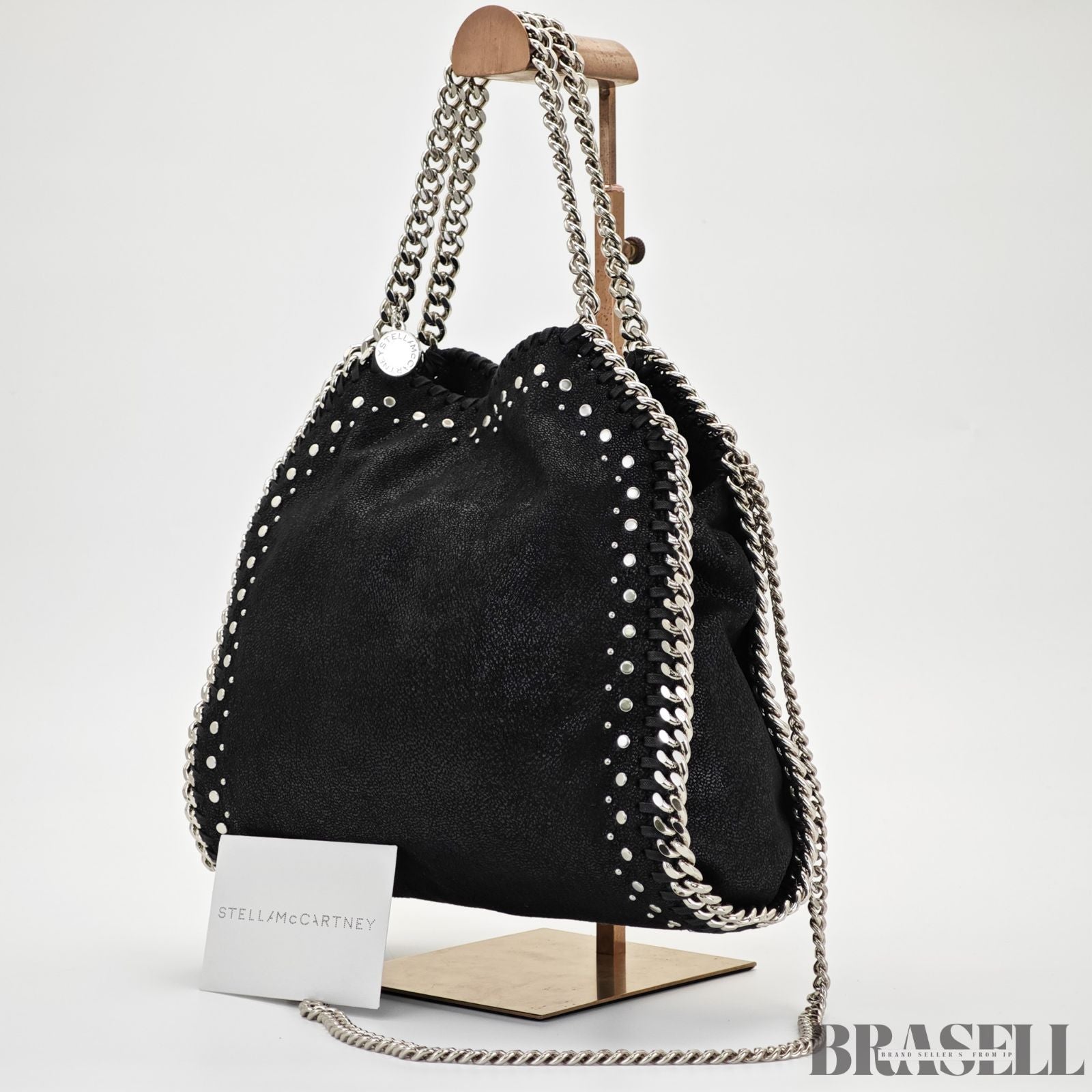 Stella McCartney ステラマッカートニー ショルダーバッグ バッグ ハンドバッグ ショルダーバッグ 2way スタッズ 鋲 ブラック レディース