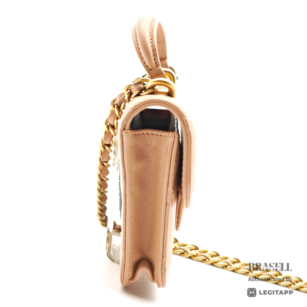 CHANEL シャネル 31477340 ショルダーバッグ ラムスキン レディース