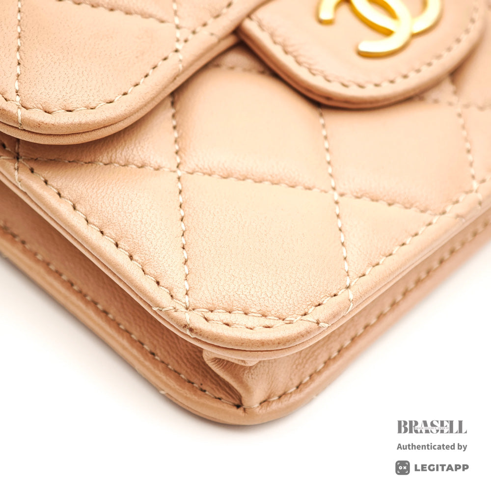CHANEL シャネル 31477340 ショルダーバッグ ラムスキン レディース